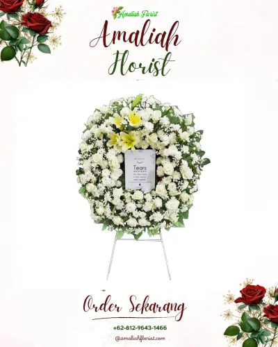 Krans Bunga Duka Cita di Kubutambahan